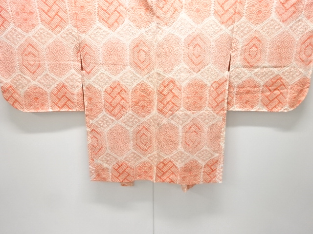 きぬた屋　本総絞り　亀甲に古典柄模様羽織